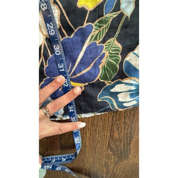 Johnny Was Ciro boho dress in Pullover Linen Dress Cover Up Blue Size Small 1787 - Picture 14 of 14